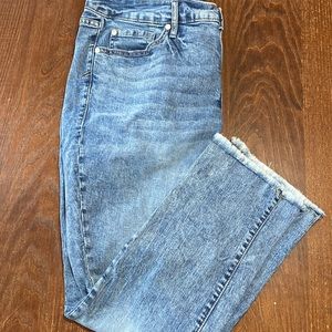 Torrid crop boyfriend jeans